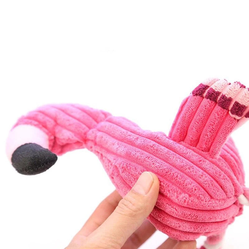 Rope Flamingo Dog Toy