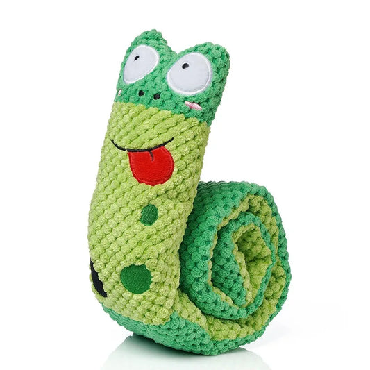 Squeaky Plush Snake