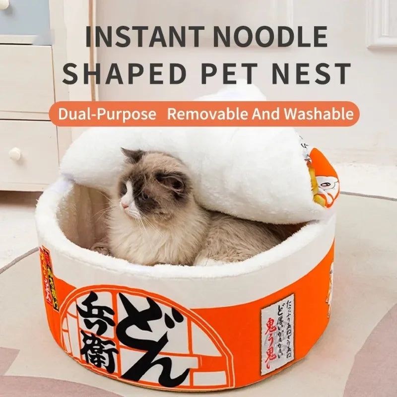 Instant Noodle Cat Bed