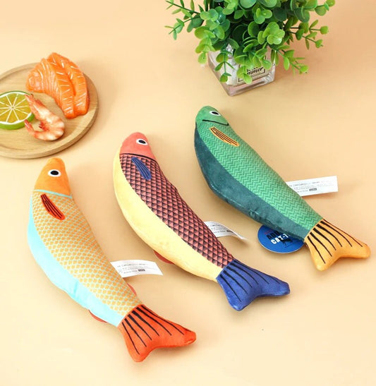 Fish Plush Cat Toy