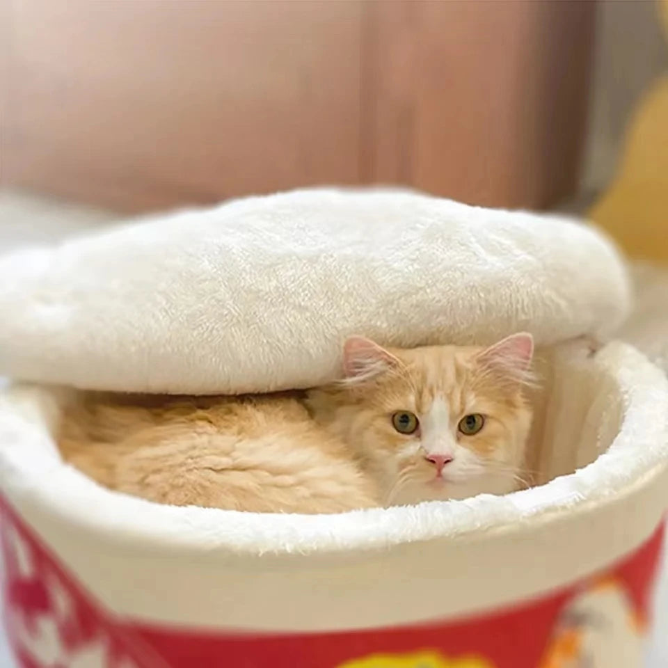 Instant Noodle Cat Bed